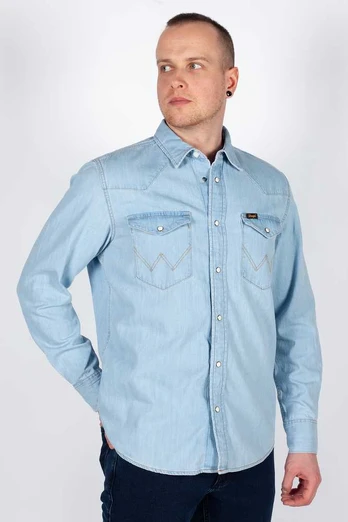 Džinsiniai marškiniai WRANGLER