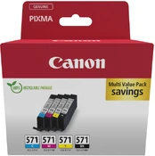 CANON CLI-571 Ink Cartridge C/M/Y/BK | 0386C009 kaina