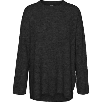 Megztinis moterims, Juoda, Palma long pullover