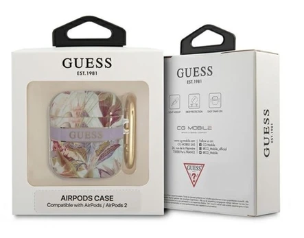 Dėklas Guess GUA2HHFLU AirPods Violetinis