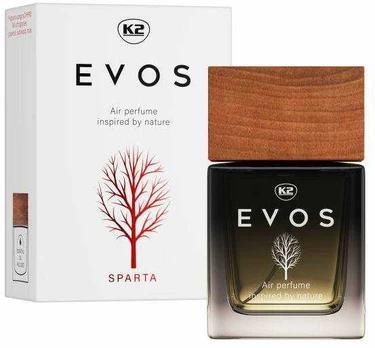 K2 PERFUMY DO SAMOCHODU EVOS SPARTA FLAKON 50ML