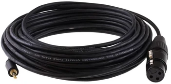 Mercodan Minijack 3,5mm, han til XLR 3-pin hun, 10m