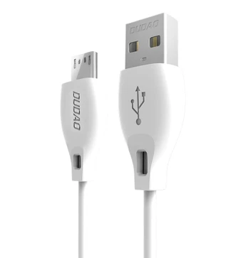 Dudao micro USB data charging kabelis 2.4A 2m baltas (L4M 2m baltas) (ctz220)