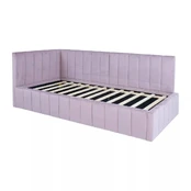 Bed JASPER 90x200cm, mauve rose kaina