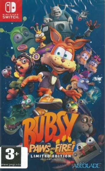 Bubsy Paws on Fire Nintendo Switch