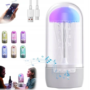 Stalo lempa su Bluetooth garsiakalbiu, Led