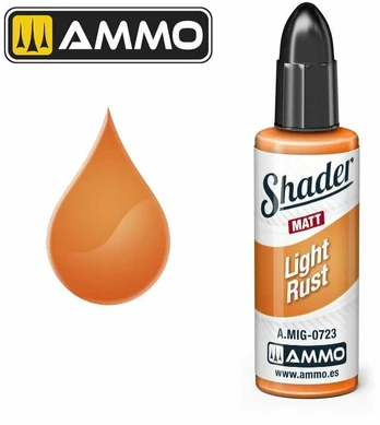 AMMO by MIG Jimenez AMMO MIG - Matinis SHADER dažai Light Rust, 10 ml, 0723