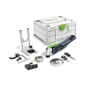 Akumuliatorinis daugiafunkcis pjovimo įrankis VECTURO Festool OSC 18 E-Basic-Set, 18 V, (be akum. ir krov.), (576592) kaina