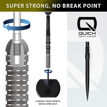 Strėlytės Harrows Chizzy Series 4 Quick 90%, 23 gramų