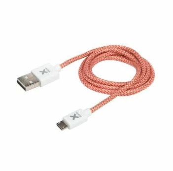 Xtorm CX001, 1 m, USB A, USB 2.0, Male/Male, 0.48 Gbit/s, Raudona, Sidabrinis, Baltas