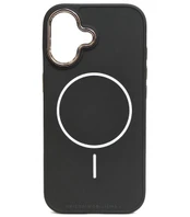 Juodas dėklas Apple iPhone 17 telefonui "Frame Mag Cover"