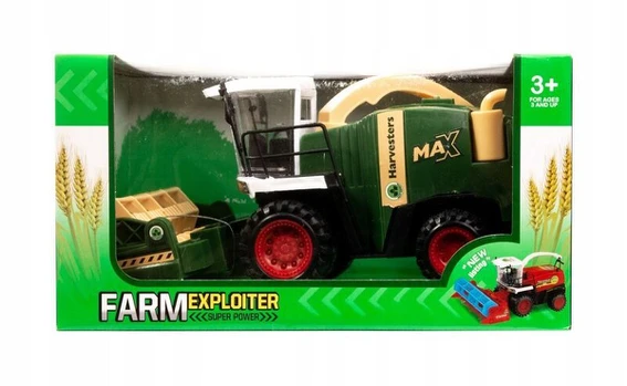 Kombaino modelis vaikams, žalias