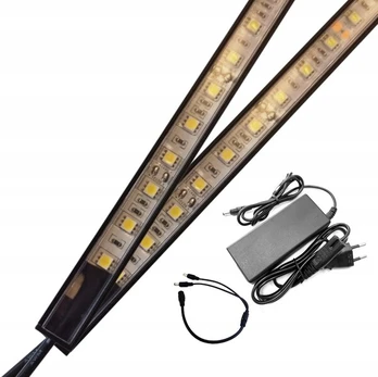Led juosta 2x40cm juoda spintos Gablot apšvietimas