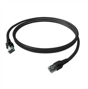 „EasyLan FlexBoot“ Cat.6A jungiamasis kabelis, S/FTP, juodas, 1,5 m