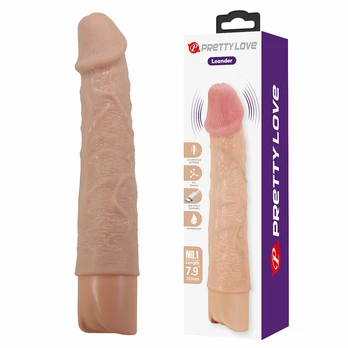 Realistiškas vibruojantis dildo „Pretty Love Leander“
