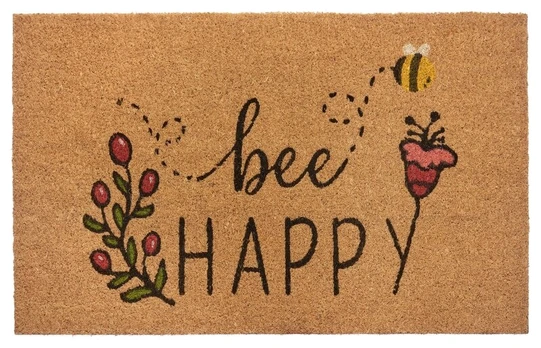 Hanse Home durų kilimėlis Bee Happy 45x75 cm