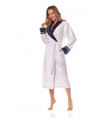 Chalatas moterims, baltas, XL