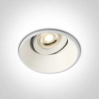 WHITE FIRE RATED GU10 10W DARK LIGHT IP20
