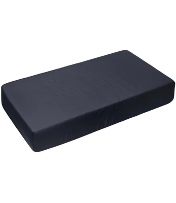 Satininė paklodė su guma „Dark Grey Sateen“ (140x200 cm)