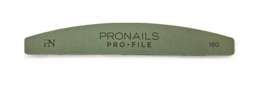 Dildė „Pro File Halfmoon“ – pusmėnulio formos dildė 180/180 ProNails 1 vnt.