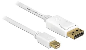 Laidas Delock Mini Displayport / Displayport Mini DisplayPort, Displayport, 5 m, balta