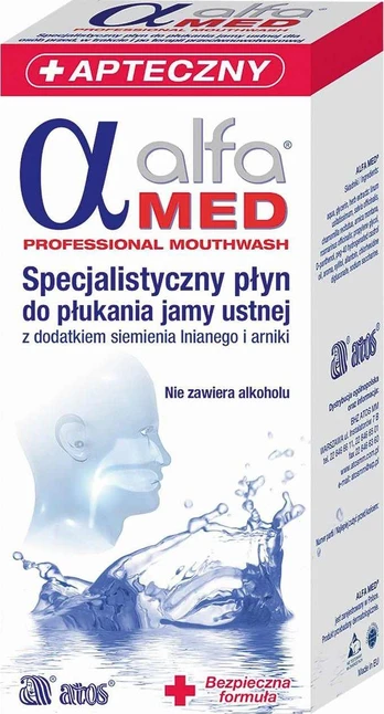 Alfa Med burnos skalavimo skystis 200 ml skystis