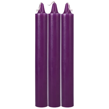 Doc Johnson Japanese vaško žvakė, violetinė, 3 vnt.