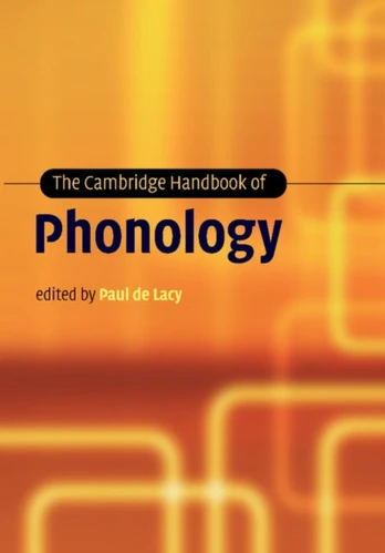 Cambridge Handbook of Phonology