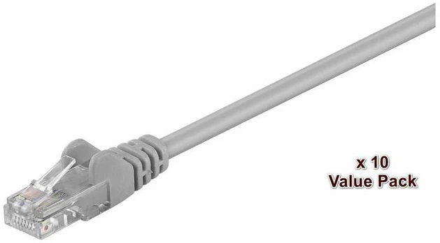 MicroConnect U/UTP CAT5e 2m Pilkas/Lavendel