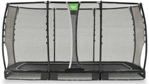 EXIT Allure Premium ground trampoline 214x366cm - juodas