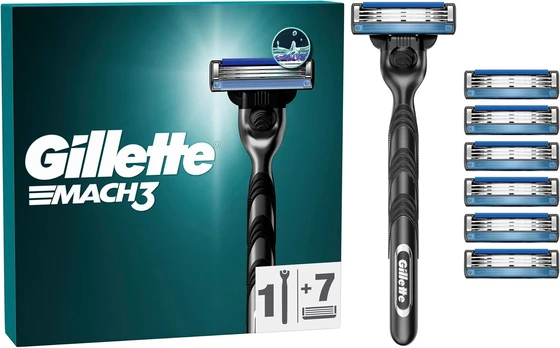 Skutimosi rinkinys Gillette Mach3, 8 vnt