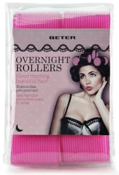 Plaukų suktukai Beter Overnight Rollers, rožinė kaina