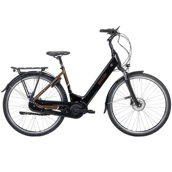 Elektrinis BREEZER Powertrip EVO 3.1+ LS 28" dydis 21" (55cm) (juoda/ruda)
