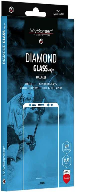 MyScreen DIAMOND GLASS edge Full Glue Juodas Huawei Nova 12s 4G