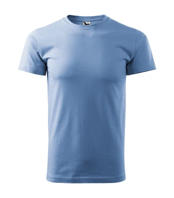 Vyriški Marškinėliai MALFINI Basic 129 Sky blue, 160g/m2