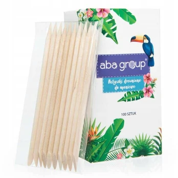 ABA GROUP Medinės manikiūro lazdelės - 100 vnt.