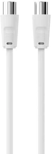 Sinox antennekabel. 1,5m. Hvid
