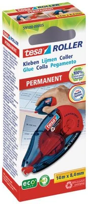 tesa Kleberoller 14m 8,4mm permanent klebend ecoLogo