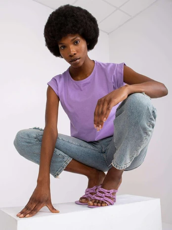 Basic Feel Good Marškinėliai-RV-TS-4833.67P-violetinė