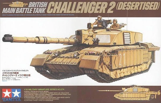Tamiya - British Main Battle Tank Challenger 2, 1/35, 35274