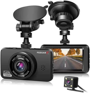 Vaizdo registratorius Feegar Patrol Front and Rear Sensor Sony