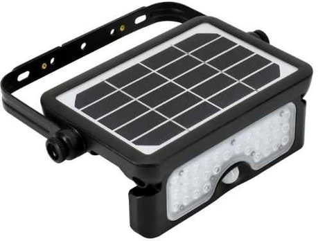 BEMKO SOLAR 5W 4000K 500LM IP65 PIR juodas LED prožektorius