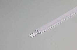 LED profilio dangtelis C click profiliui ARC12 , 2m, baltas, TOPMET
