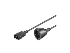 Maitinimo kabelis MicroConnect Adapteris C14 -Schuko, 2m (PE130200)