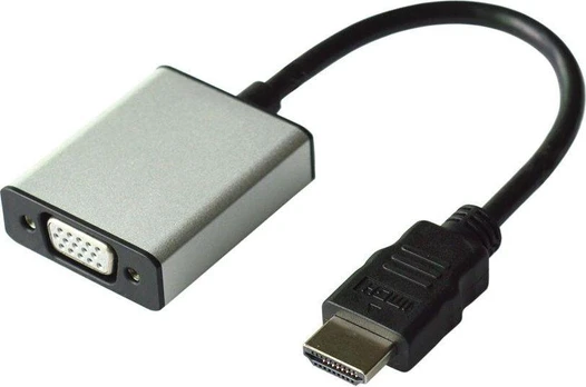 Kabelis Value HDMI USB Micro B MiniJack 3.5 mm D-Sub (VGA), 0.15, Sidabrinė