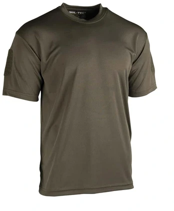 Marškinėliai Mil-Tec Quick Dry, Olive Žalias