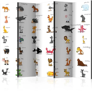 Artgeist Pertvara - Learning by playing (animals) II [Room Dividers]