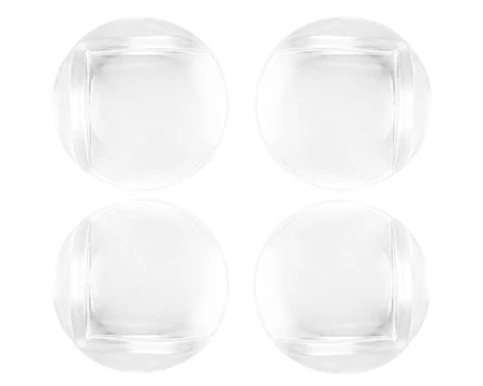Kampų apsaugos Kikka Boo Corner Guards, 4.3x4.3x2 cm, Clear
