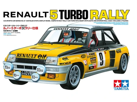 Plastic model Renault 5 Turbo Rally 1/24