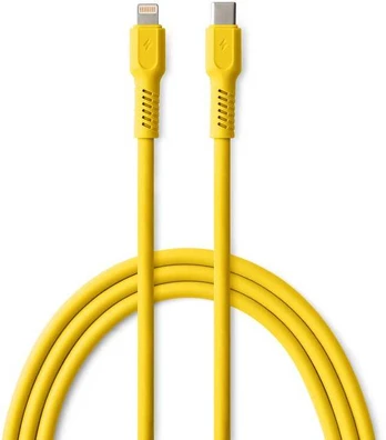 COLORUM kabelis USB-C – Lightning 1,8m 2,4A CK12-CL-05 xYellow